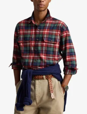 POLO RALPH LAUREN Classic-Fit Plaid Cotton Flannel Workshirt detail 3