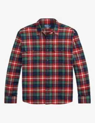 POLO RALPH LAUREN Classic-Fit Plaid Cotton Flannel Workshirt