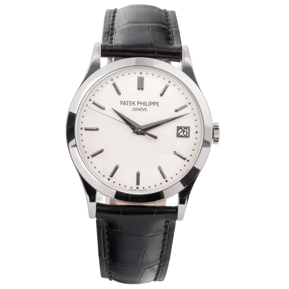 Patek Philippe Calatrava 5296G-010 — 2009 — Excellent in Silver Baton – Pre-owned watches