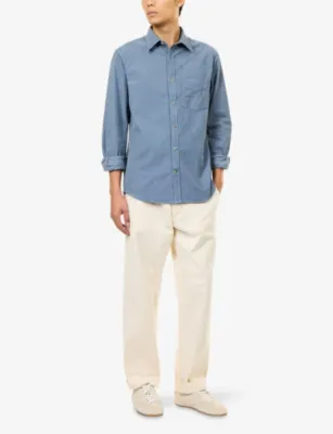 GANT Garment-Dyed Regular Corduroy Shirt detail 2