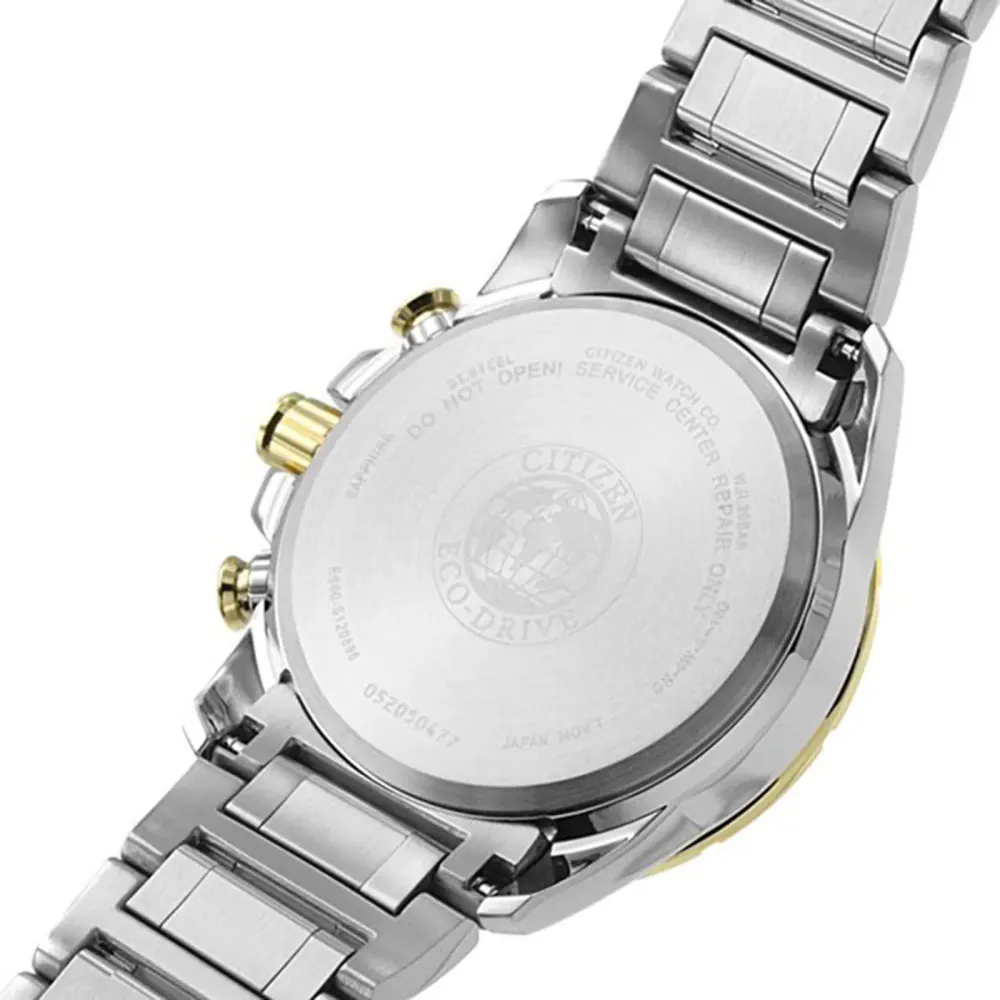 Citizen Eco-Drive Gents Perpetual Chrono A.T Watch in Black, additional product view 3