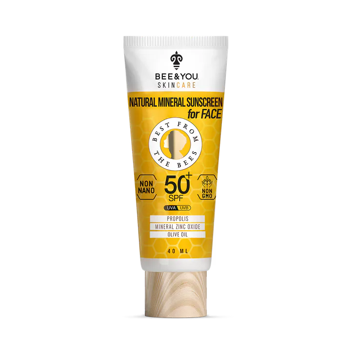 BEE&YOU Skincare Natural Mineral Sunscreen For Face SPF 50 40ml