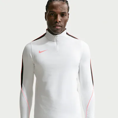 Nike Strike Men's Dri-FIT Football Drill Top - White/Black/Hot Punch/Hot Punch in White/Black/Hot Punch/Hot Punch – Nike men's and unisex