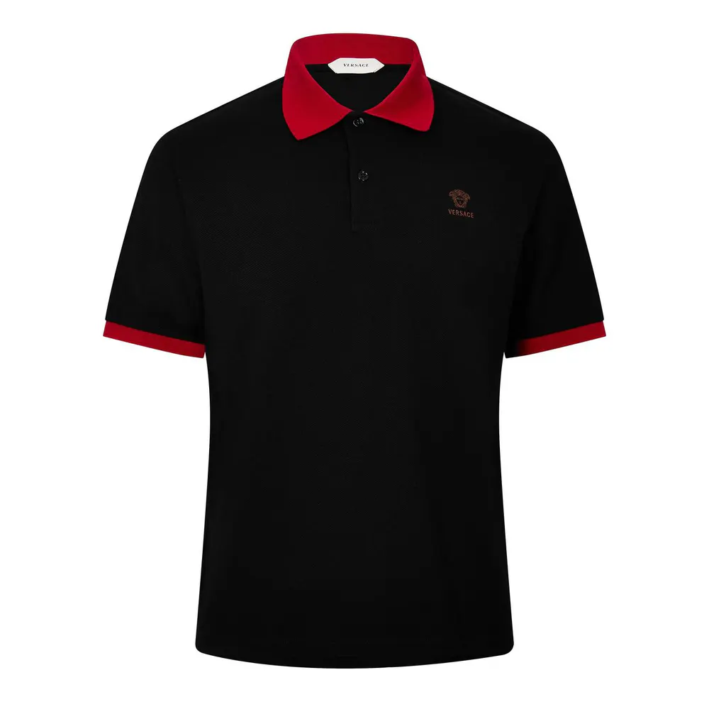 Versace Men's Short Sleeve Polo Shirt