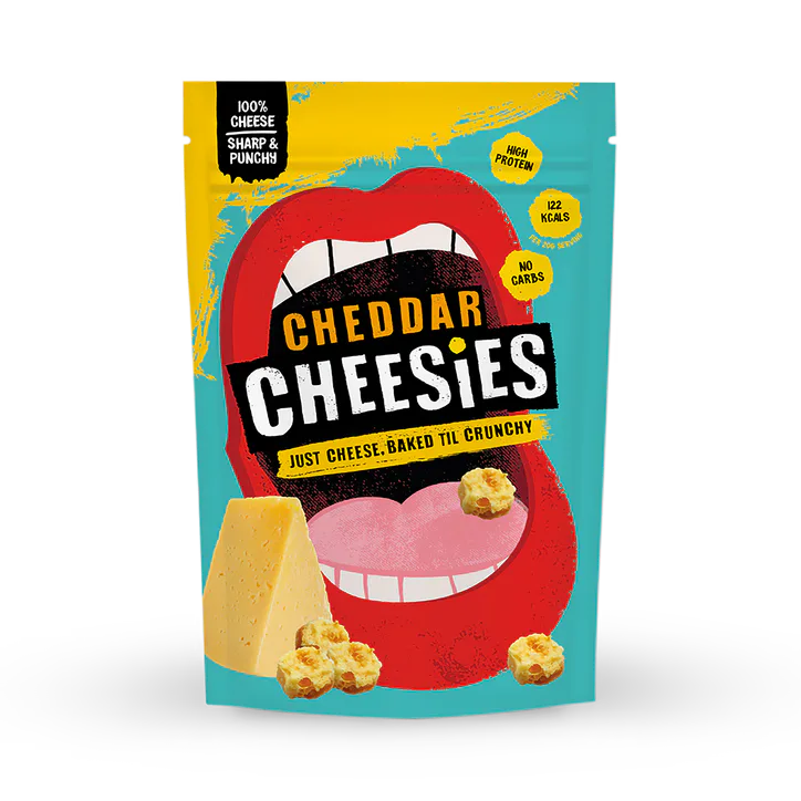 Cheesies Cheddar Crunchy Popped Cheese 60g