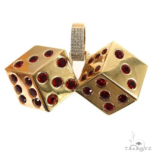 RINA - For Him CUSTOM Custom Made Dice Pedant 69635 in Rose Gold – Pendant