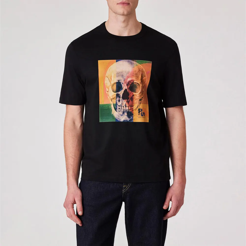 PS Paul Smith Men's Skull Graphic Print T-Shirt detail 3