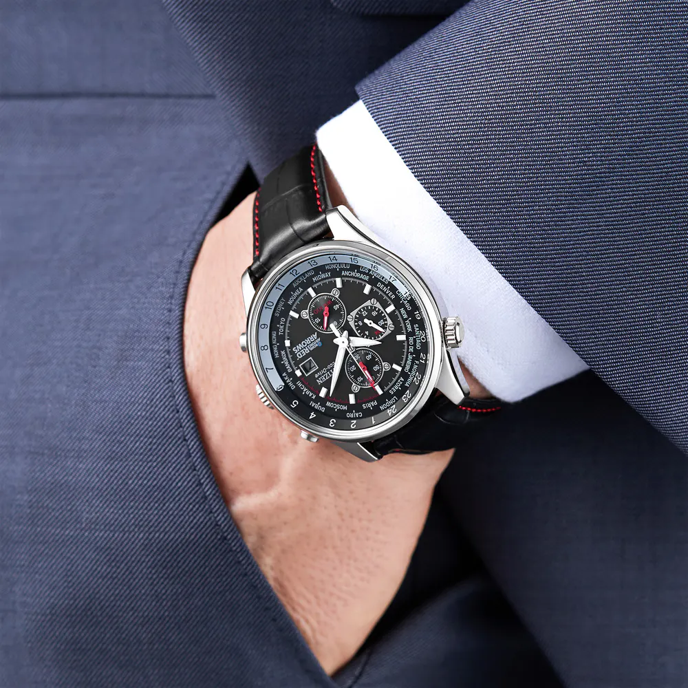 Citizen Eco-Drive Gents Red Arrows Chronograph Watch - Limited Edition in Black, additional product view 3