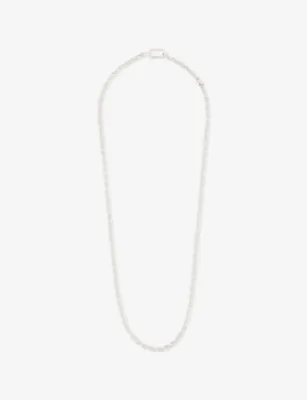 TOM WOOD Lee Chain Thick White Rhodium-Plated 925 Sterling Silver Necklace