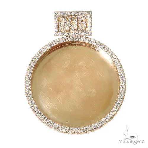 RINA - For Him CUSTOM Custom Made Diamond Photo Pendant 67252 in Rose Gold – Pendant