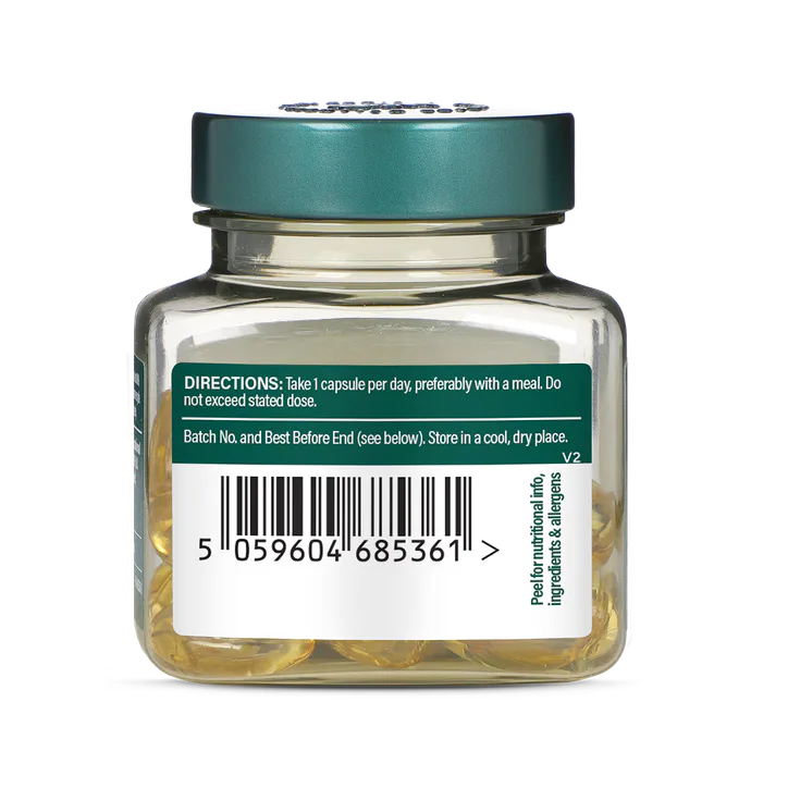 For Him Pure Cod Liver Oil 500mg 30 Capsules, additional product view 2