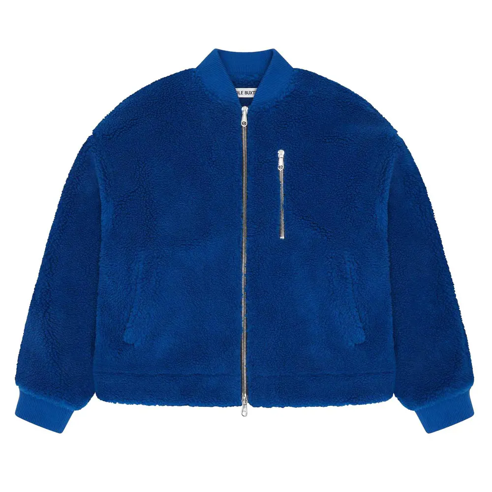 Cole Buxton Men's Wool Long Sleeve Bomber Jacket