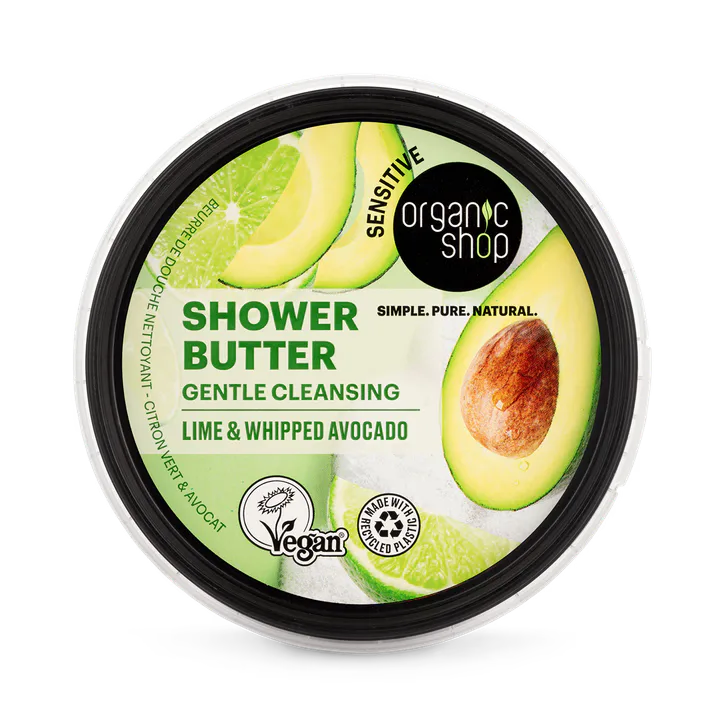 Organic Shop Gentle Cleansing Shower Butter Lime & Whipped Avocado 250ml detail 3