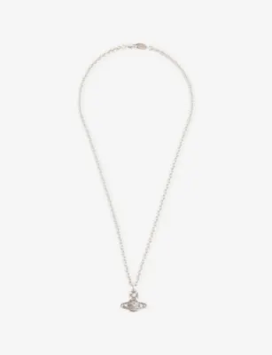 VIVIENNE WESTWOOD Carmela platinum-plated brass necklace
