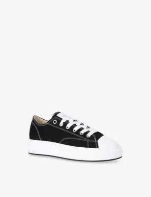 ARNE Homerun Canvas Low-Top Trainers - EUR 43 / 9 UK MEN in BLK/WHITE, additional product view 3