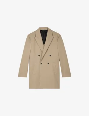 THE KOOPLES Peak-Lapel Double-Breasted Cotton Jacket