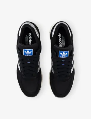 ADIDAS LA Trainer OG Woven and Suede Trainers - EUR 45 / 11 UK MEN in CORE BLACK SILVER ME, additional product view 2