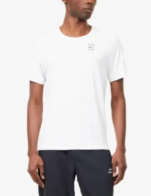 NIKE Tennis Short-Sleeve Woven T-Shirt detail 3