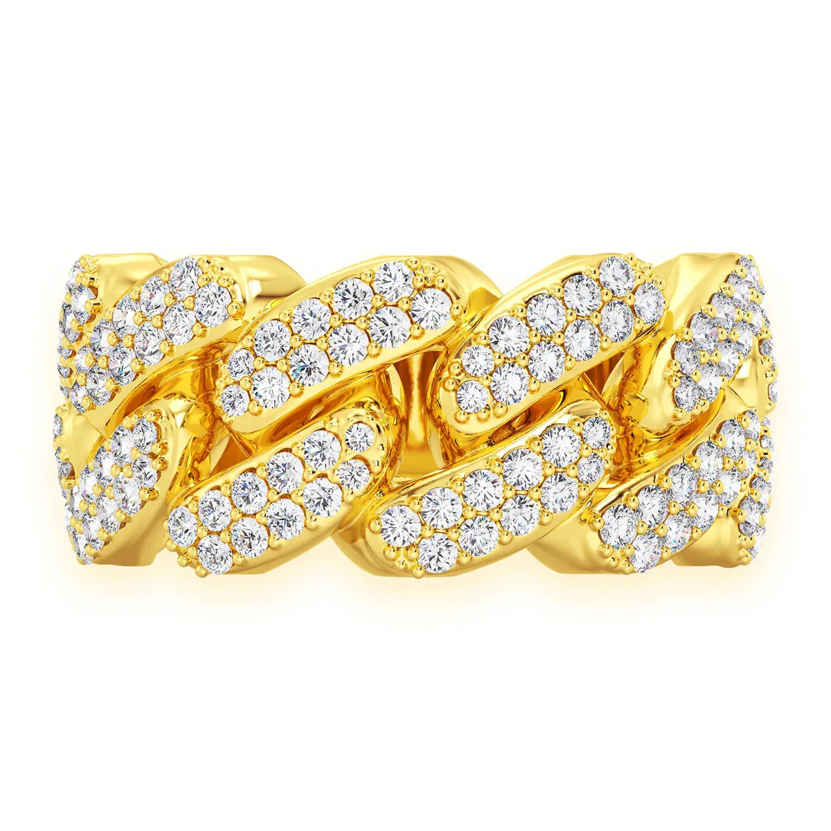 For Him Iced Out Cuban Ring