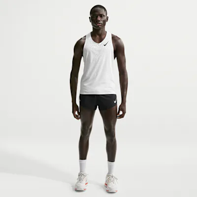 Nike AeroSwift Men's Dri-FIT ADV 5cm (approx.) Brief-Lined Running Shorts - Black/Summit White