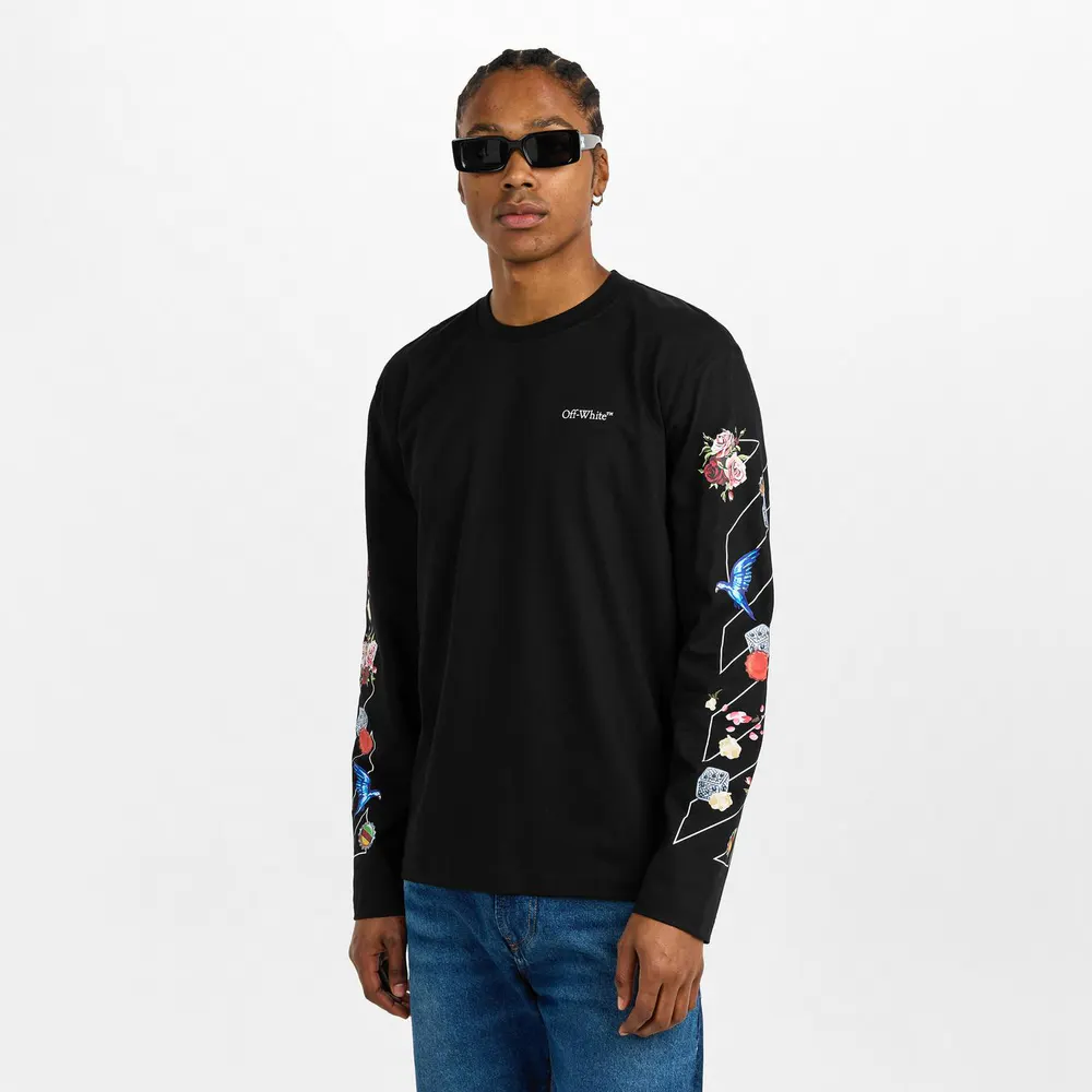 Off White Men's Diag Skate T Long Sleeve T-Shirt detail 3