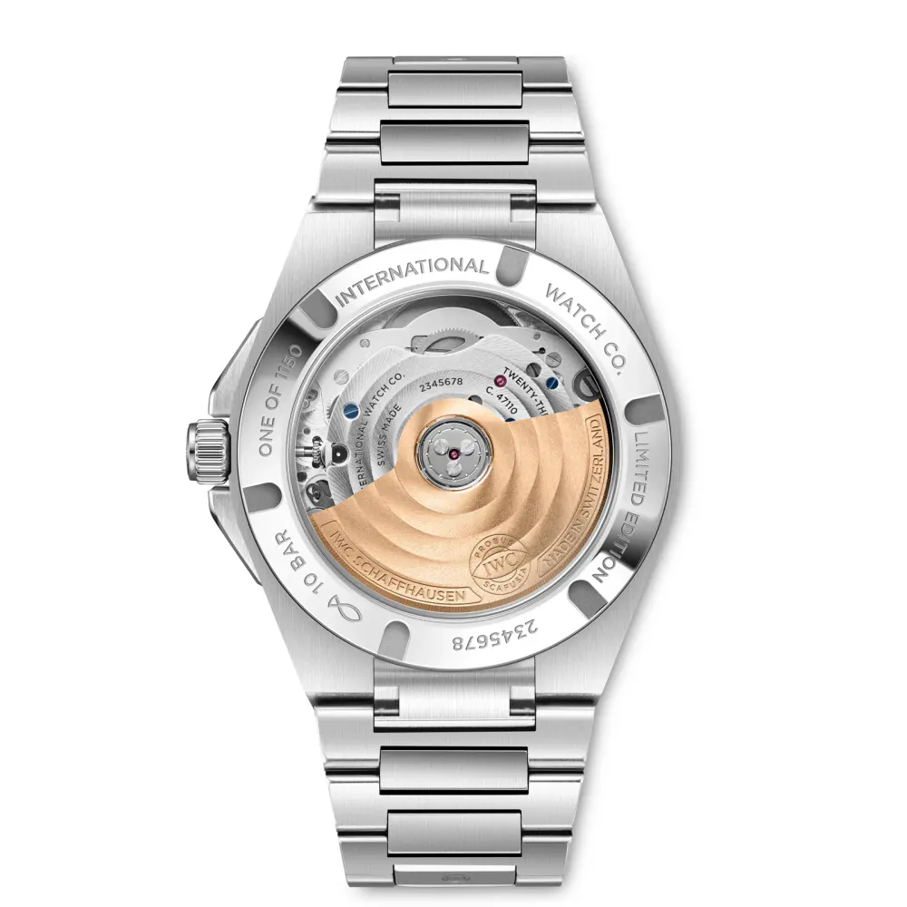 IWC Ingenieur Automatic 35mm 50th Anniversary Limited Edition Watch Silver detail 2