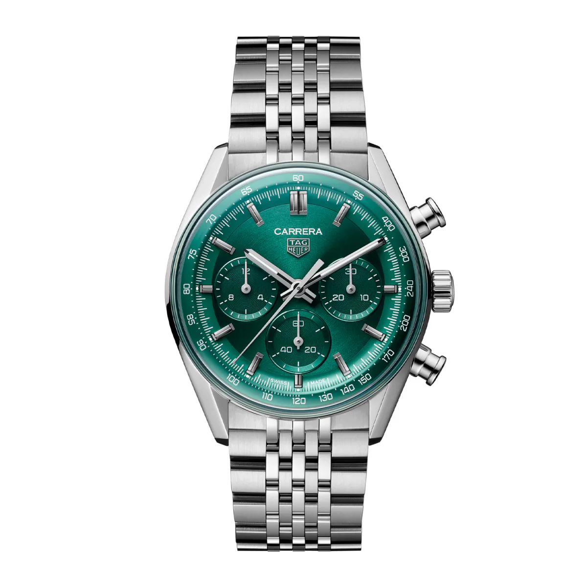 TAG Heuer Carrera Chronograph 41mm Mens Watch Green