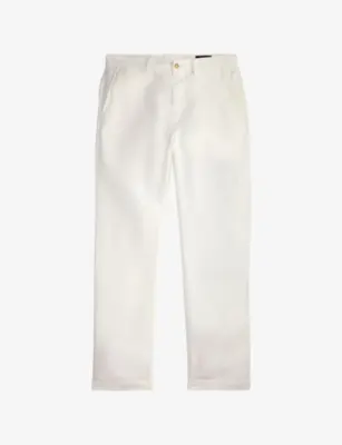 POLO RALPH LAUREN Bedford Classic-Fit Linen And Cotton Trousers - 34/32