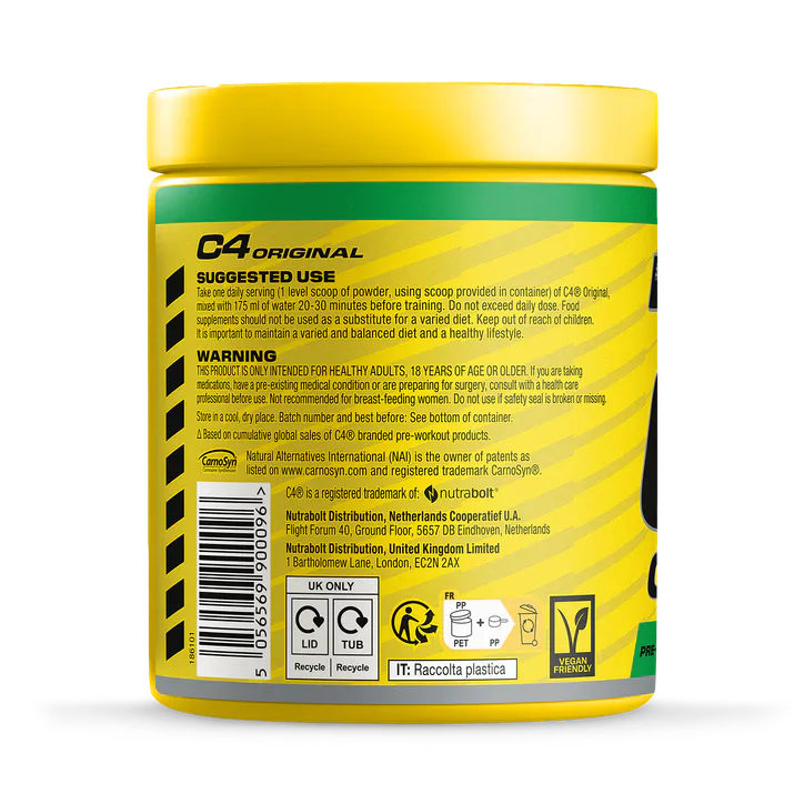 Cellucor C4 Original Pre-Workout Apple 180g, additional product view 2