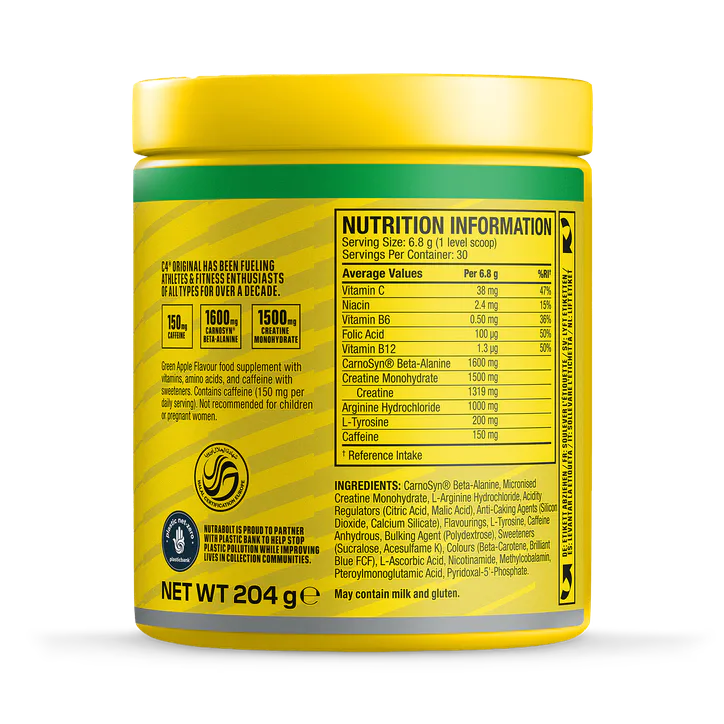 Cellucor C4 Original Pre-Workout Apple 180g, additional product view 3