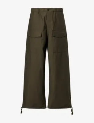 JW ANDERSON Parachute Track Cotton-Blend Trousers