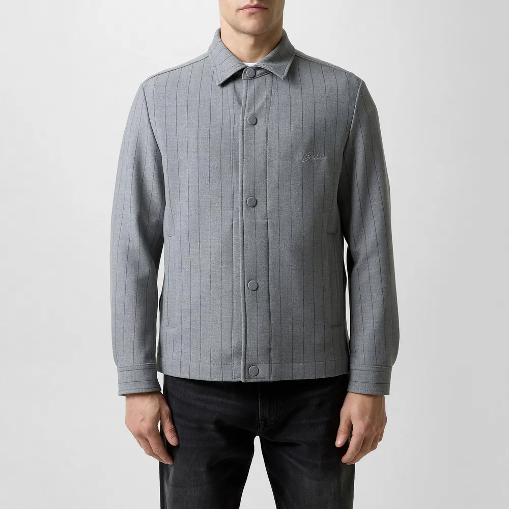 Boss Men's CarperCoach Black Overshirt detail 3