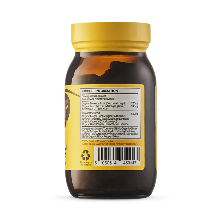 Taka Turmeric Organic Immune Support with Turmeric - 90 Capsules detail 2