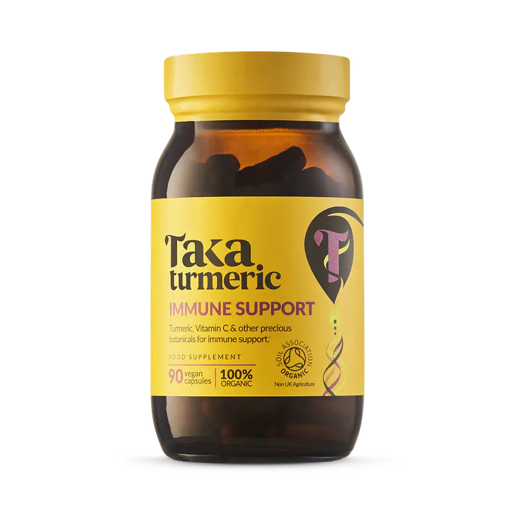 Taka Turmeric Organic Immune Support with Turmeric - 90 Capsules