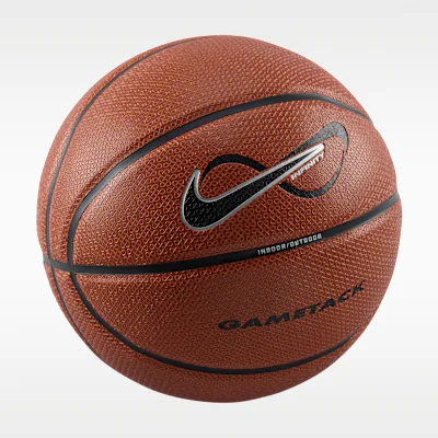 Nike Infinity GameTack Indoor/Outdoor Basketball (Deflated) - Dark Amber Court/Black/Metallic Silver/Black