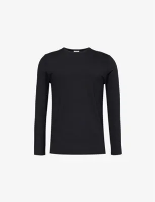ZIMMERLI Pureness long-sleeve stretch-woven T-shirt