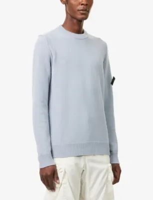 STONE ISLAND 5100072 Crewneck Wool Knit Jumper detail 3