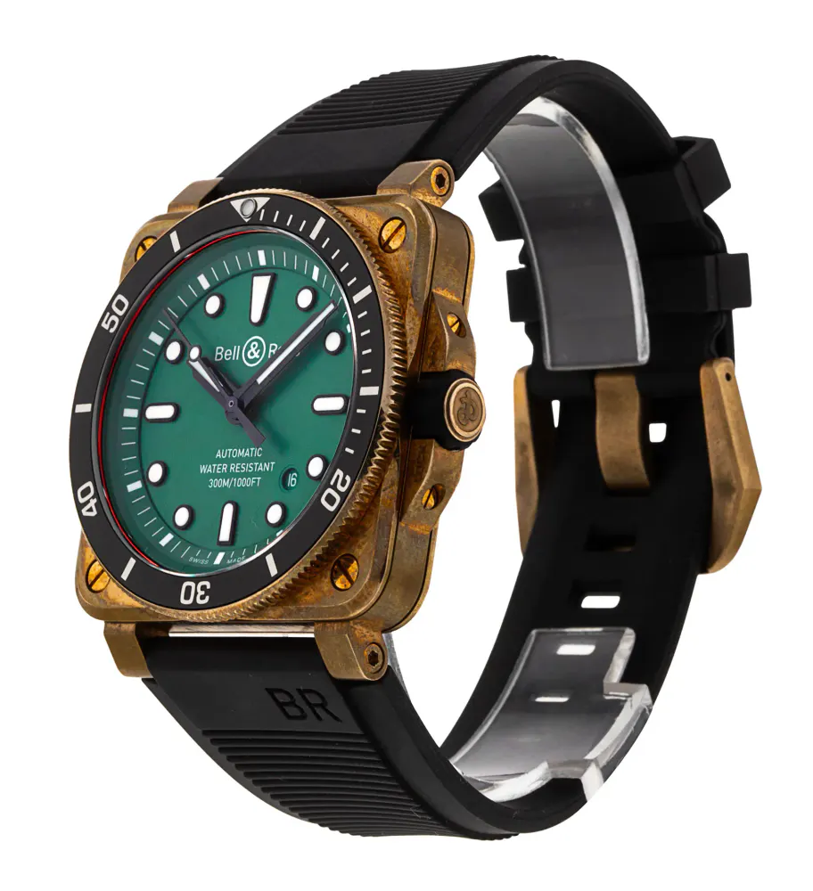 Bell and Ross BR 03 BR0392-D-LT-BR/SRB — 2025 — Excellent in Green, additional product view 2