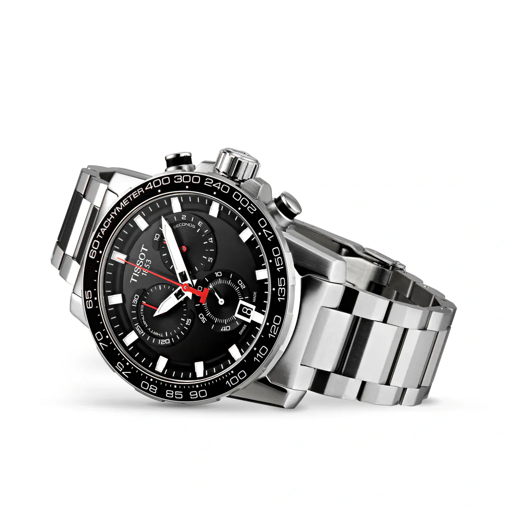 Tissot Supersports 44.5mm Mens Watch Black in Black, additional product view 3
