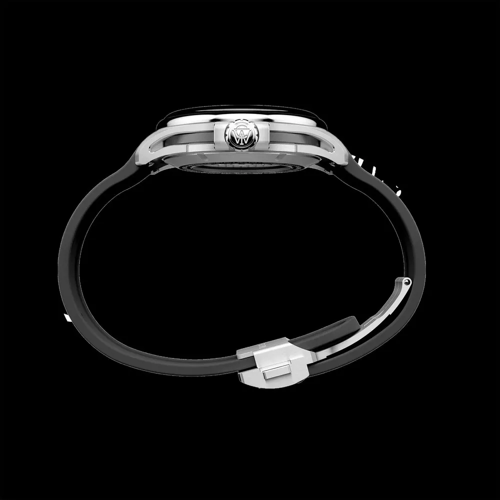 Timex Atelier GMT24 M1a Watch in Silver/Black, additional product view 2