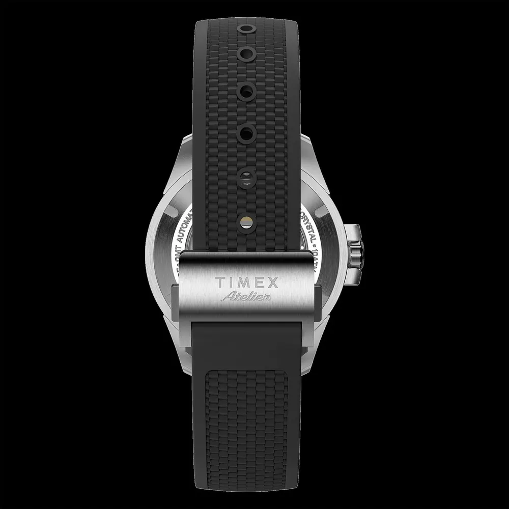 Timex Atelier GMT24 M1a Watch in Silver/Black, additional product view 3