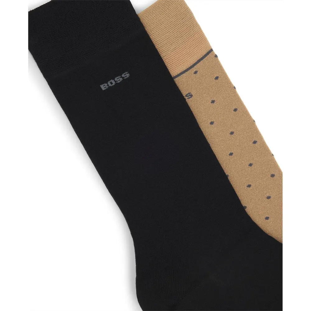 Boss Men's Bamboo Dots Crew Socks detail 2
