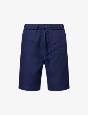 FRESCOBOL CARIOCA Felipe elasticated-waist linen and cotton-blend shorts