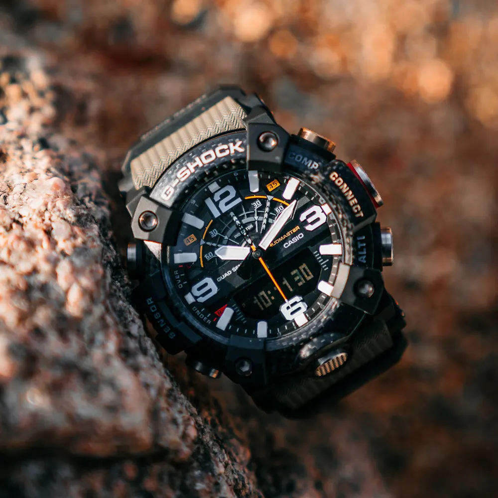 Casio G-SHOCK Master Of G-Land Mudmaster 51.3mm Mens Watch Green detail 3