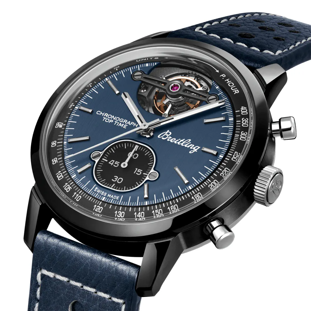 Breitling Top Time B21 Shelby Cobra Tourbillon 44mm Mens Watch Blue in Blue, additional product view 2