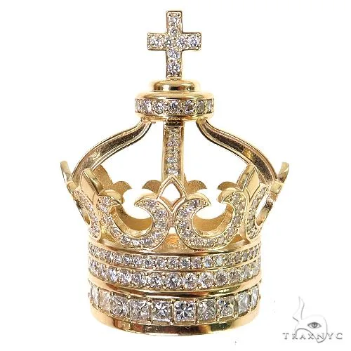 RINA - For Him DISCORD MAX Diamond Crown Pendant 68896 in Rose Gold – Pendant