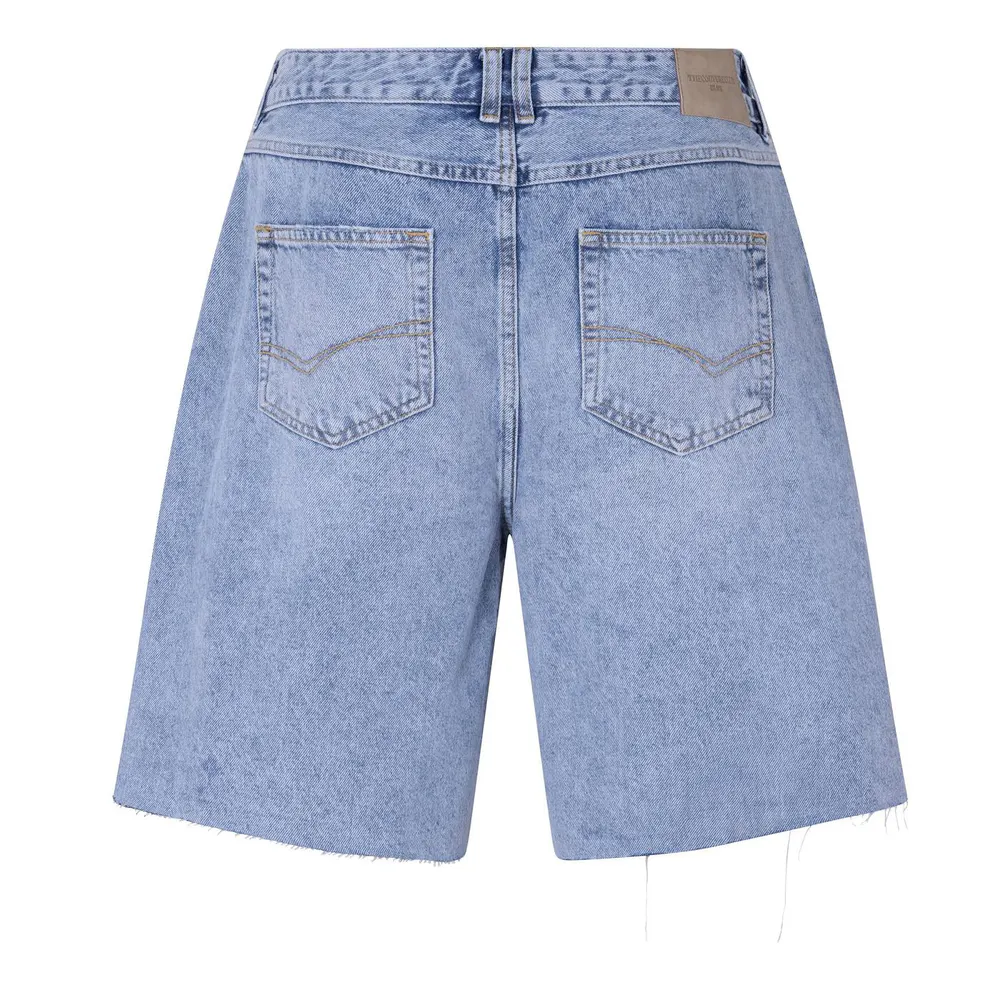 The Couture Club Men's Denim Shorts detail 2
