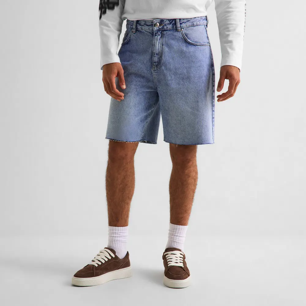 The Couture Club Men's Denim Shorts detail 3