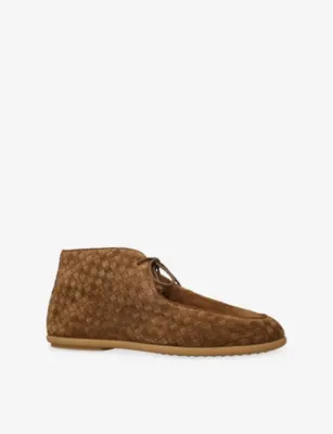 BOTTEGA VENETA Intrecciato Suede Desert Boots - EUR 40 / 6 UK MEN detail 3