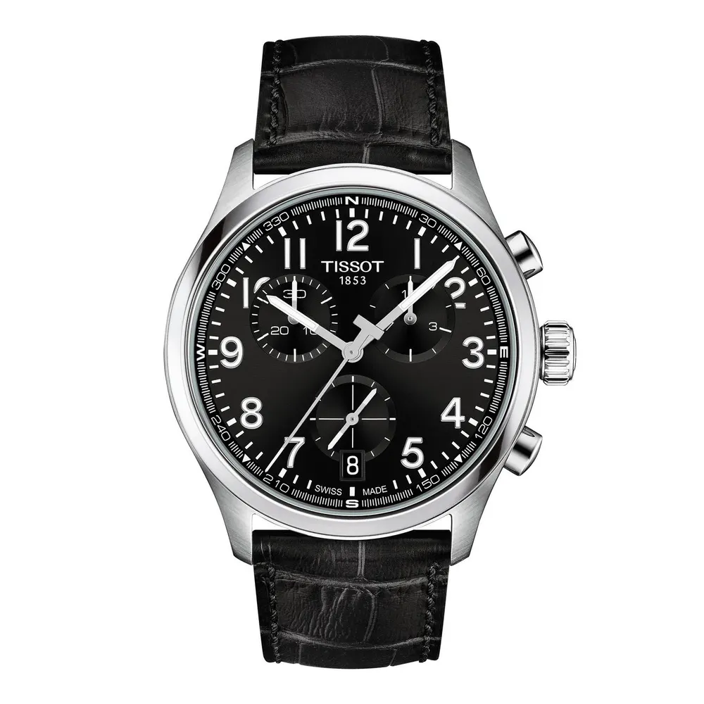 Tissot Men's Chrono L Leather Analogue Quartz Watch